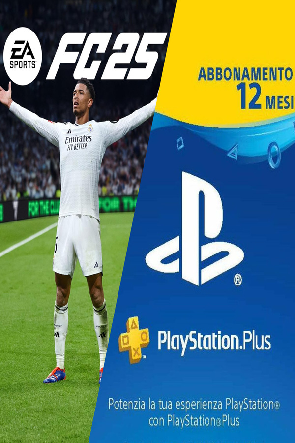 EA SPORTS FC 25 Standard Edition + PlayStation Plus Essential 12 mesi PS4/PS5